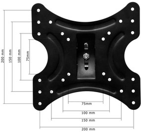 Suport TV MOUNTY® pentru televizor LCD mic - 200 x 200