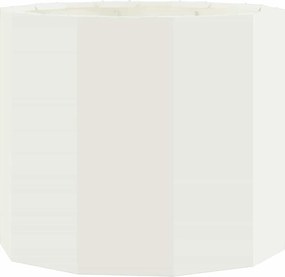 vidaXL Jardinieră Alb 60 x 60 x 50 cm Oțel