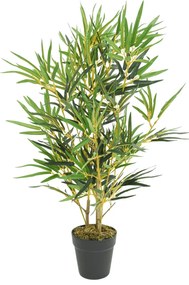 vidaXL Arbore din bambus artificial 368 de frunze 80 cm verde