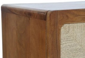 Bufet, natur, din lemn de acacia si rattan, Solea