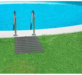 WENKO 22947100 - Covoraș de duș, interior & exterior, 55 x 55 cm, gri