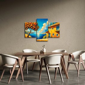 Tablou - Casă cu portocale II. (90x60 cm)