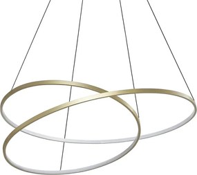 Ideal Lux - Lustră LED suspendată pe cablu OZ LED/75W/230V, Ø 100 cm, CRI 90, auriu