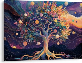 Tablou – Arbore violet plin de energie (70x50 cm)
