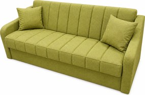 Canapea ALEX extensibila, 3 locuri, cu lada de depozitare, stofa bej, 220x90x90 Bej