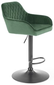 Scaun de bar H103 velvet verde