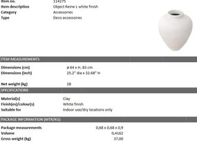 Vaza, Vas decorativ din lut Reine L 114275 HZ