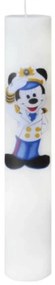 Lumanare Botez Marinarul Mickey 4,5 cm, 60 cm