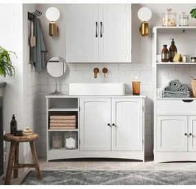 Dulap de baie REMI, alb