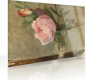 Tablou pe sticlă - Berthe Morisot, Peonies, reproducere (70x50 cm)