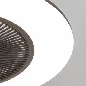 Plafonieră LED dimabilă cu ventilator Brilagi AURA LED/38W/230V negru + telecomandă