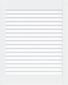 vidaXL Ușă de dulap design lambriu, alb, 61,5x49,4 cm, lemn masiv pin