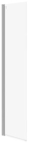 Paravan dus mobil 50x200 cm sticla securizata, profil crom pentru cabina dus walk-in Cersanit Mille 500x2000 mm, Crom lucios