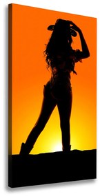 Tablou canvas Figura cowgirls