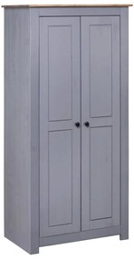 vidaXL Șifonier, gri, 80 x 50 x 171,5 cm, lemn masiv pin gama Panama