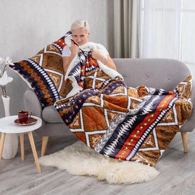decoDoma Set blăniţă miel AZTEC 2 buc