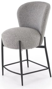 Scaun de bar H126 stofa gri H95 cm