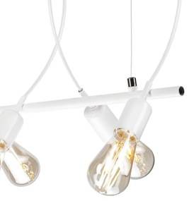 Lustră pe cablu TARO 5xE27/60W/230V albă