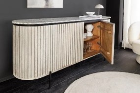 Comoda eleganta din lemn sablat ADLON 170cm