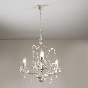 ONLI - Candelabru TERESA cu lanț, 3x E14, 6W, 230V, alb