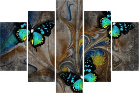 Tablou - Fluturi strălucitori în imagine (150x105 cm)
