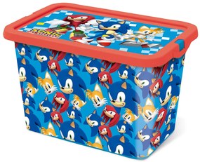 Sonic Ariciul Friends cutie de depozitare din plastic 7 L