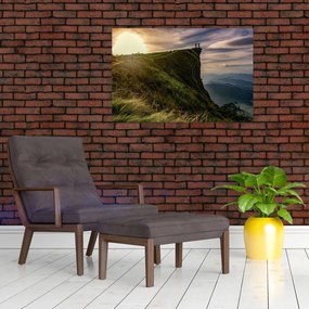 Tablou - Femei la stânci (90x60 cm)