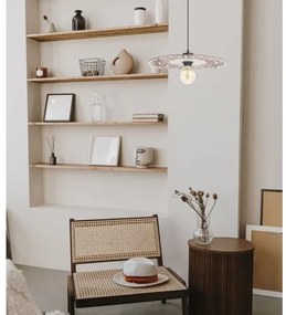 Lustră pe cablu FALCO 1xE27/60W/230V d. 40 cm bej