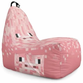 Fotoliu Puf Bean Bag tip Chill XL, Minecraft Pig