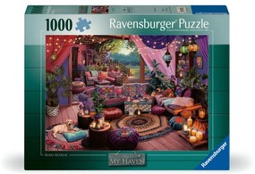 PUZZLE REFUGIU IN STIL BOEM 1000 PIESE - RAVENSBURGER (RVSPA01455)