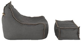 Set de canapea, gri, stânga, PORTOS U