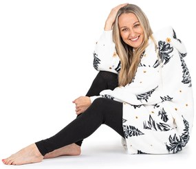 Hanorac din micropluș 4Home Frosted Trees, uni M – pentru femei