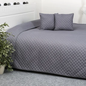 Cuvertură de pat 4Home Orient gri, 220 x 240cm, 2x 40 x 40 cm