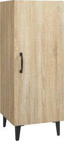 vidaXL Servantă, stejar sonoma, 34,5x34x90 cm, lemn compozit