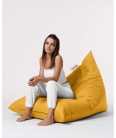 Fotoliu Puf Bean Bag Pyramid Big Bed Pouf - Yellow