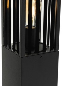 Lampă de exterior modernă în picioare neagră 80 cm IP44 - Dijon