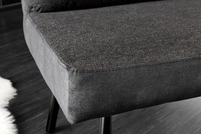 Bancheta moderna BIG GEORGE 160cm antracit