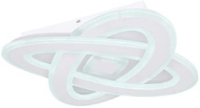 Plafonieră LED dimabilă Globo 48287-36 LARIO LED/36W/230V d. 50 cm + telecomandă