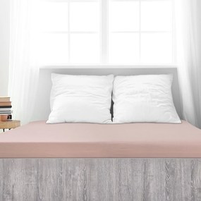 Cearșaf de pat 4Home din frotir Ideal roz pal,90 x 200 cm, 90 x 200 cm