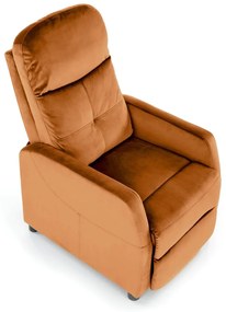Fotoliu recliner Felipe 2 velvet cinnamon H103 cm