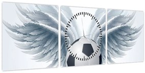 Tablou - Balon cu aripi (cu ceas) (90x30 cm)