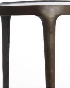 Măsuțe auxiliare 2 buc. rotunde din metal 33x70 cm Arica – Light &amp; Living