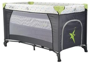 Patut pliant transformabil in tarc copii NOVOKIDS™ Little Star NEST, 60X120 cm, 2 Niveluri, Pliabil, Cu geanta transport inclusa, Fermoar acces
