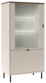 Dulap EYCO 1D1W, cașmir/stejar castello