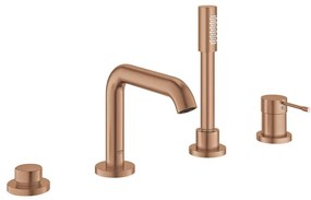GROHE 19578DL1 - Baterie pentru cadă ESSENCE, montaj în 4 orificii, finisaj bronz