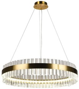 Lustră LED de cristal dimabilă pe cablu LED/55W/230V + telecomandă