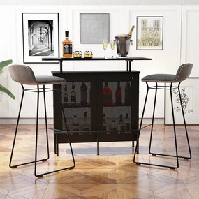 Bar pe 4 niveluri cu suport pentru picioare