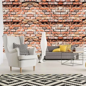 Fototapet - Red Brickwall (254x184 cm)