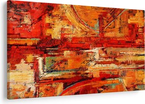 Tablou cu pictură pe pereți (90x60 cm)