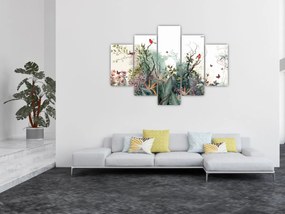 Tablou - Peisaj natural, acvariu (150x105 cm)